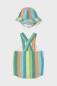 Mayoral Newborn set de bumbac pentru bebelusi 1613.1N.Newborn.PPYH verde SS25