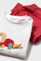 Βρεφικό βαμβακερό σετ Mayoral Newborn κόκκινο 1625.1Q.Newborn.PPYH