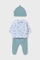 Mayoral Newborn komplet niemowlęcy nadruk turkusowy 9906.1A.Newborn.PPYH