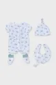 Mayoral Newborn set per bambini pacco da 4 stampa all-over turchese 9910.1A.Newborn.PPYH