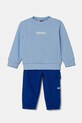 Детский спортивный костюм adidas трикотаж голубой JE1381