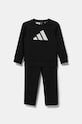Детский спортивный костюм adidas трикотаж чёрный JC9642
