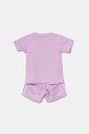 adidas Originals komplet niemowlęcy JC6617 fioletowy SS25