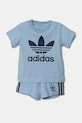 adidas Originals komplet niemowlęcy dzianina niebieski JC6578