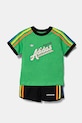 adidas Originals komplet dziecięcy JC5885 zielony SS25