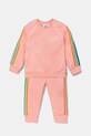 Dětská tepláková souprava adidas Originals pletenina růžová JC5875