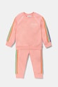 Dětská tepláková souprava adidas Originals pletenina růžová JC5875