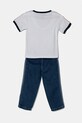Детски памучен комплект adidas Originals JC7863 бял SS25