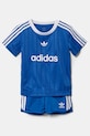 adidas Originals compleu copii tricotaj albastru JC6588
