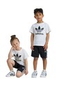Детский комплект из хлопка adidas Originals узор белый JE1613