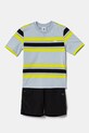 Детский комплект adidas Originals JC7315 голубой SS25