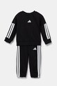 Cпортивний костюм для немовлят adidas трикотаж чорний JD6481