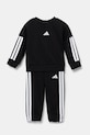 Спортивный костюм для младенцев adidas трикотаж чёрный JD6481
