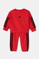 adidas trening copii tricotaj rosu JN8006
