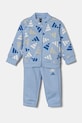 adidas trening copii cu modele albastru JI6204