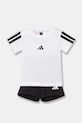 Дитячий комплект adidas бавовна білий JD8164