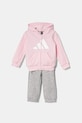 Dětská tepláková souprava adidas směs růžová JC9652