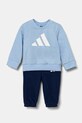 Детский спортивный костюм adidas трикотаж голубой JE1395