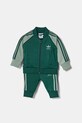 Детский спортивный костюм adidas Originals трикотаж зелёный JC6496