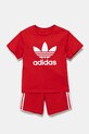 Детский комплект adidas Originals JC9156 красный SS25