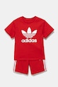 Detská súprava adidas Originals JC9156 červená SS25