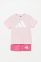 Дитячий бавовняний комплект adidas бавовна рожевий JC9639