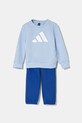 Дитячий спортивний костюм adidas трикотаж блакитний JC9643