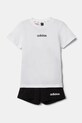 Дитячий бавовняний комплект adidas бавовна білий JE1405