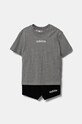 Dětská souprava adidas JC9752 šedá SS25