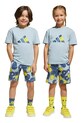 Detská súprava adidas potlač modrá JJ3066