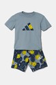 Detská súprava adidas JJ3066 modrá SS25