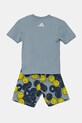 Chlapec Detská súprava adidas JJ3066 modrá