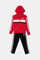 Dětská tepláková souprava adidas JC7522 červená AW25