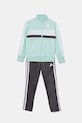 Detská tepláková súprava adidas JC9302 tyrkysová SS25