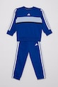adidas tuta per bambini sovrastampa blu JC7516