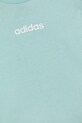 Detská bavlnená súprava adidas tyrkysová JC9743