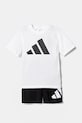 adidas compleu copii JC9715 alb SS25