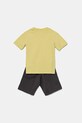 adidas komplet dziecięcy JC9751 zielony SS25