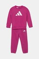 Dětská tepláková souprava adidas pletenina růžová JC9646