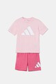 adidas komplet dziecięcy JE3972 różowy SS25