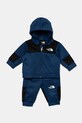 The North Face trening bebeluși BABY EASY FZ SET tricotaj bleumarin NF0A877HD1R1