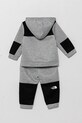 The North Face dres niemowlęcy BABY EASY FZ SET NF0A877HDYX1 szary SS25