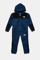 The North Face dres dziecięcy KID EASY FZ SET dzianina granatowy NF0A8783D1R1