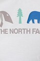 The North Face komplet niemowlęcy BABY COTTON SUMMER SET- GRAPHIC biały NF0A8BA3TL41