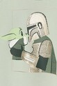 Детский спортивный костюм adidas x Star Wars JF3651 зелёный