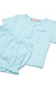 Хлопчик Дитячий бавовняний комплект Marni MX039-BOX-KIT KIT APPAREL M01442 бірюзовий