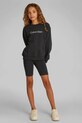 Calvin Klein Jeans set de bumbac pentru copii tricotaj negru IU0IU00705.128.176.PPYA