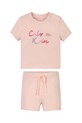 Calvin Klein Jeans compleu copii tricotaj roz IN0IN00306.PPYA