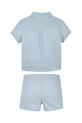 Льняный детский комплект Calvin Klein Jeans IN0IN00308.PPYA голубой SS25