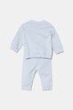 United Colors of Benetton set trening bumbac pentru copii 3J70AK012.W.Seasonal albastru SS25